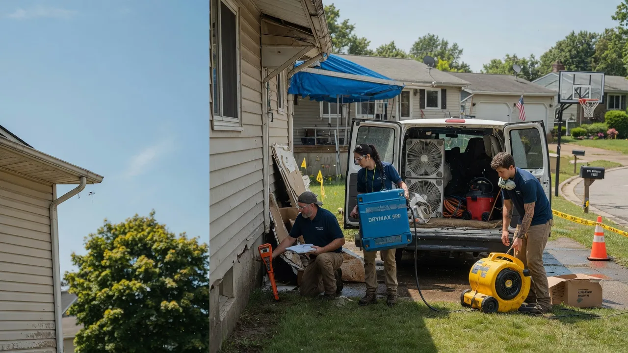 Ceiling Leak Cleanup in Vestaburg, PA near me